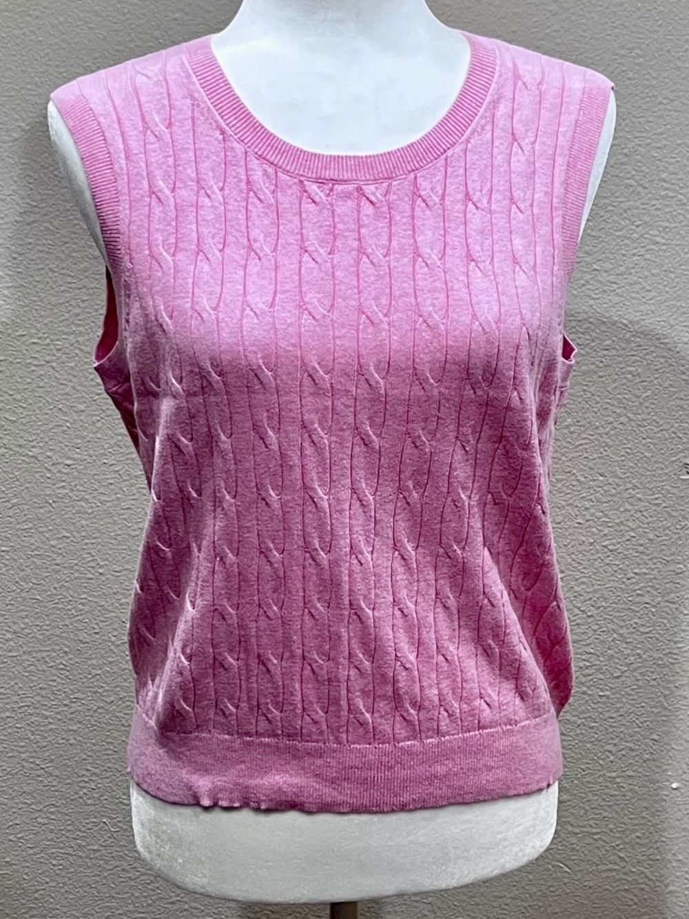 J.CREW Tank Top Sleeveless Luxurious Soft Knit Ribbed Shirt Vest size S